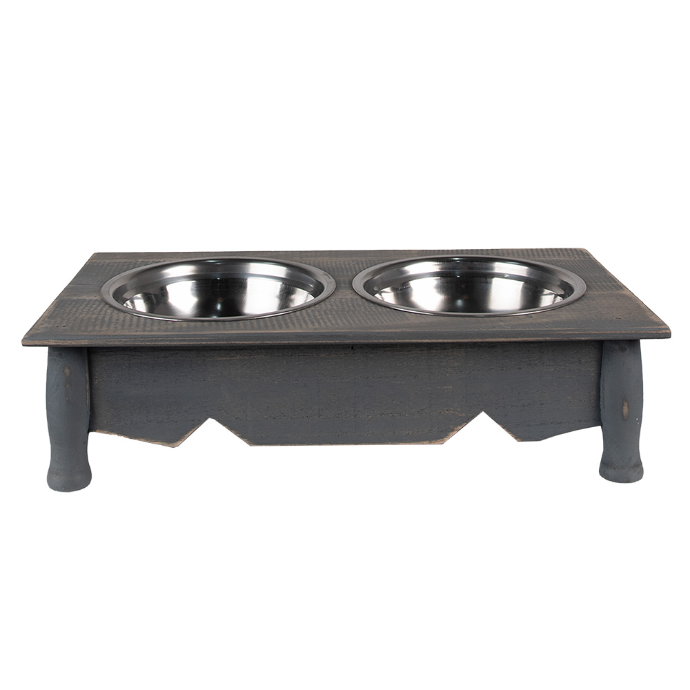 Dieren voerbak 41x22x12 cm / 2x500 ml