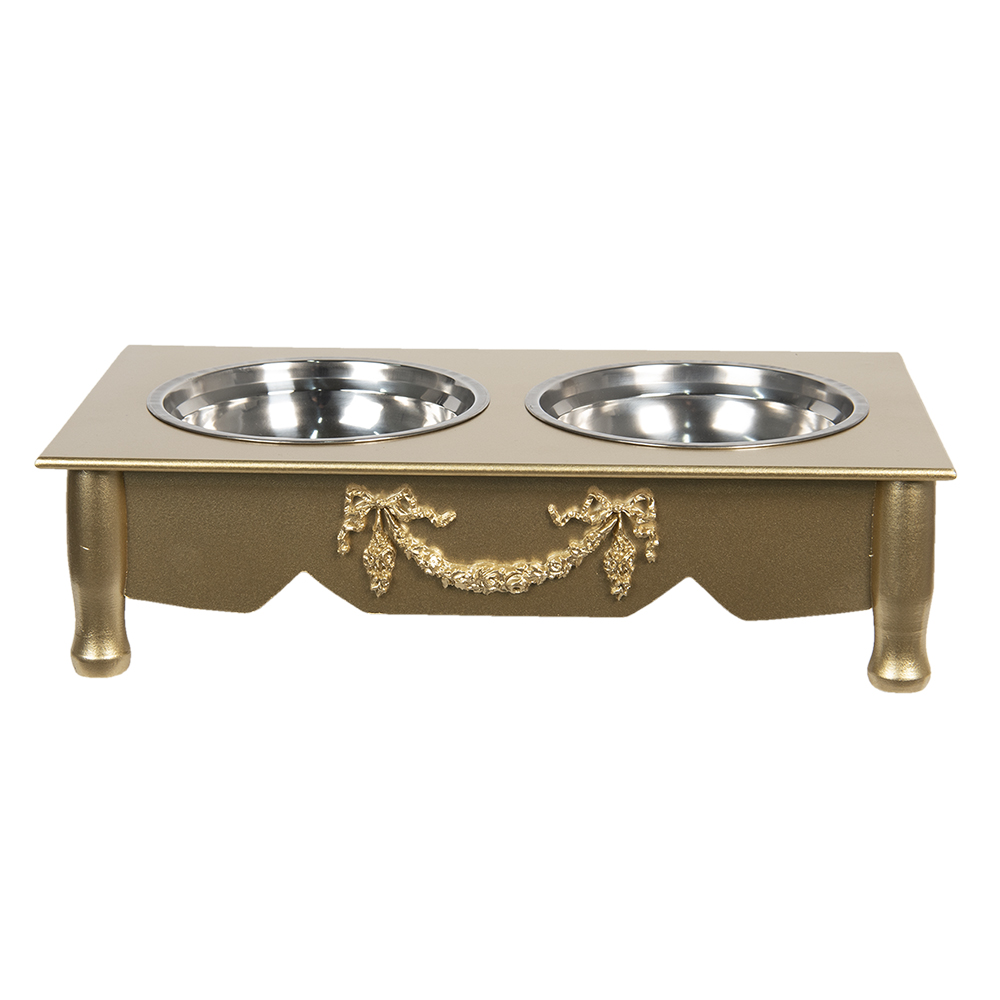 Dieren voerbak 41x22x12 cm / 2x500 ml