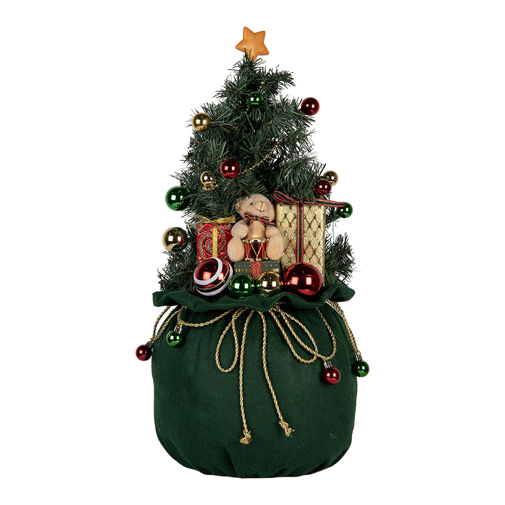 [50830] Decoratie kerstboom met LED Ø 30x68 cm / 3xAA