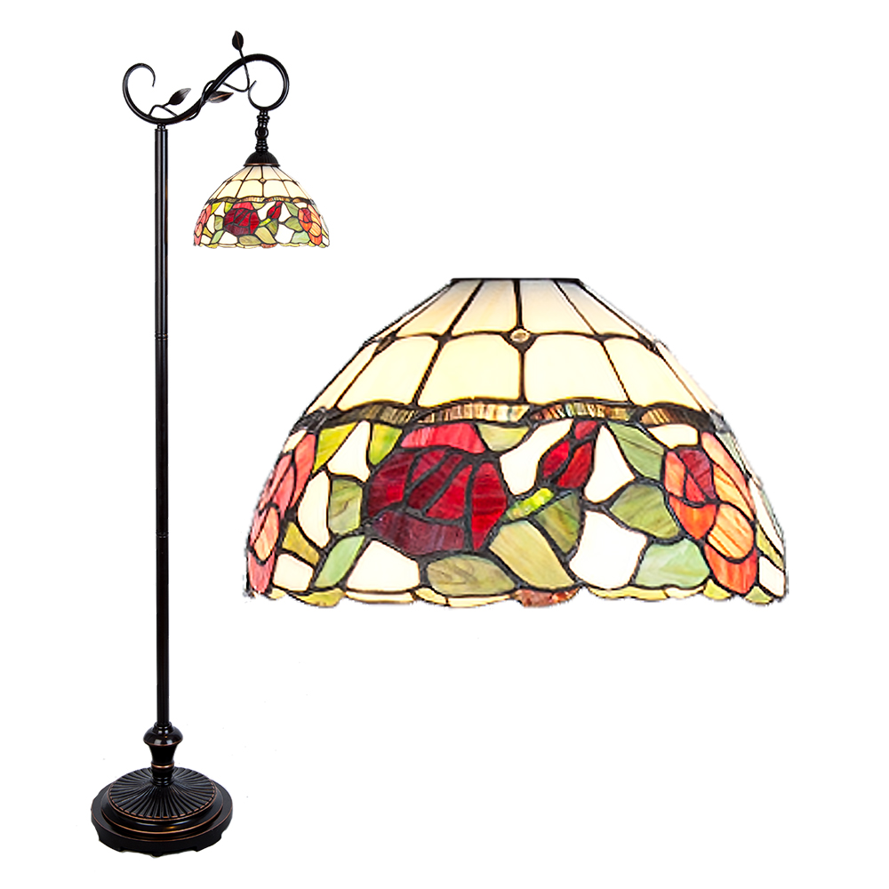 [5LL-5786] Vloerlamp Tiffany 40x27x152 cm E27/max 1x60W