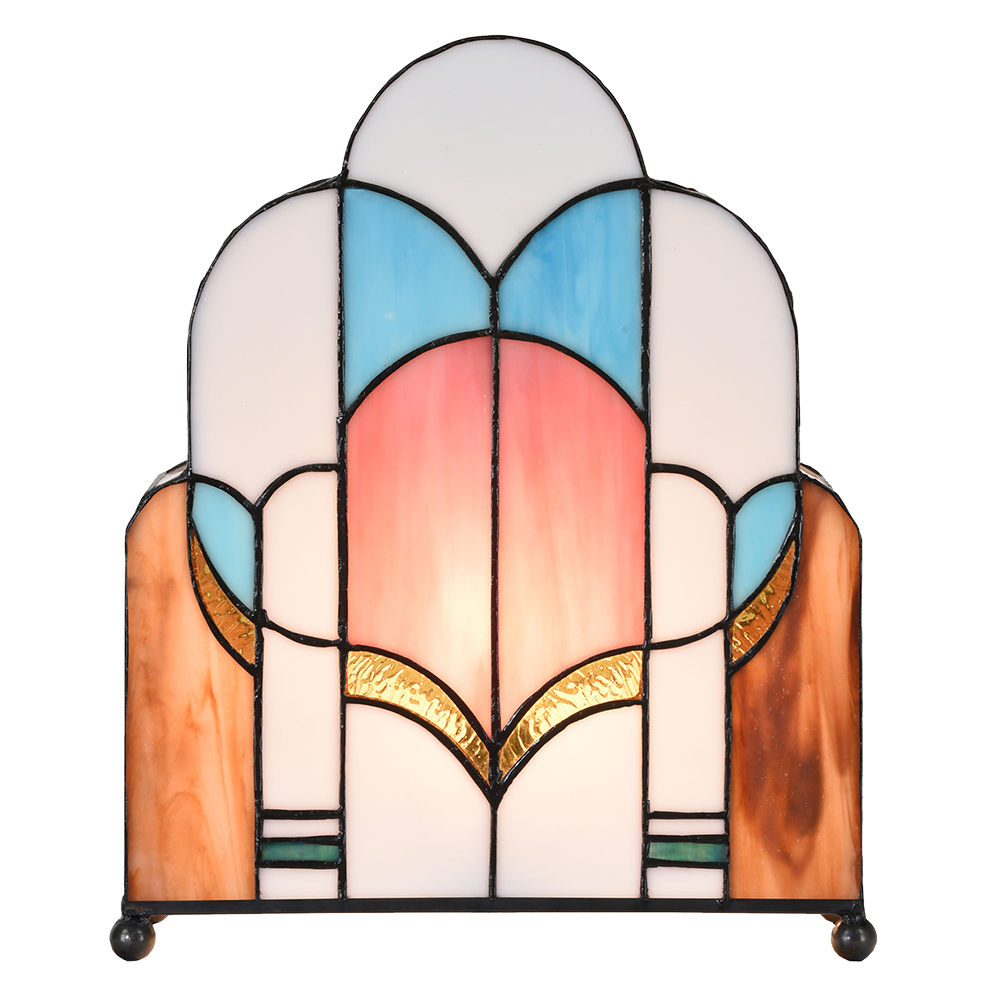 Tafellamp Tiffany 30x4x25 cm E14/max 1x40W