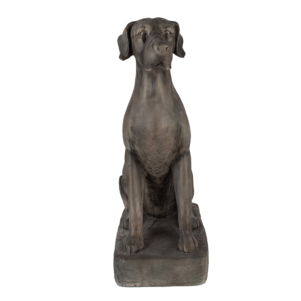 Decoratie hond 44x26x73 cm