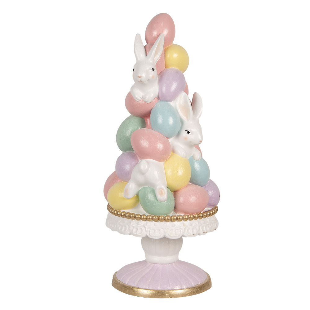 [5MG0057] Decoratie konijnen Ø 27x61 cm