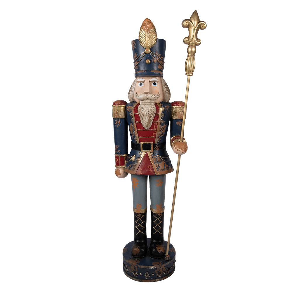 Decoratie notenkraker 39x30x136 cm