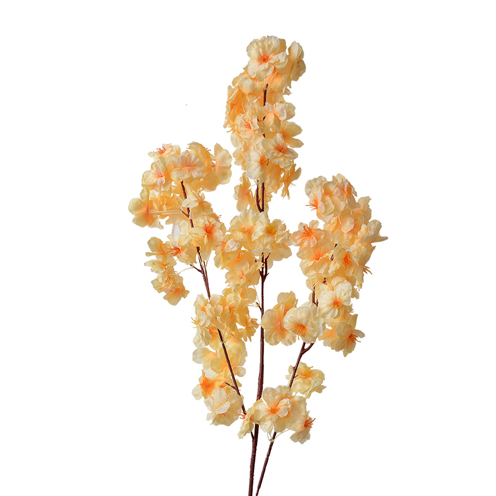[5PL0077] Decoratie tak met bloemen 20x10x106 cm