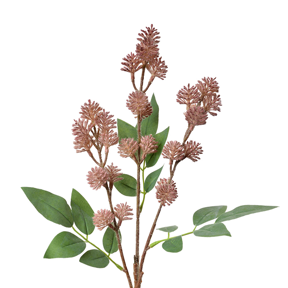 [5PL0123P] Decoratie tak met bloemen 16x7x68 cm