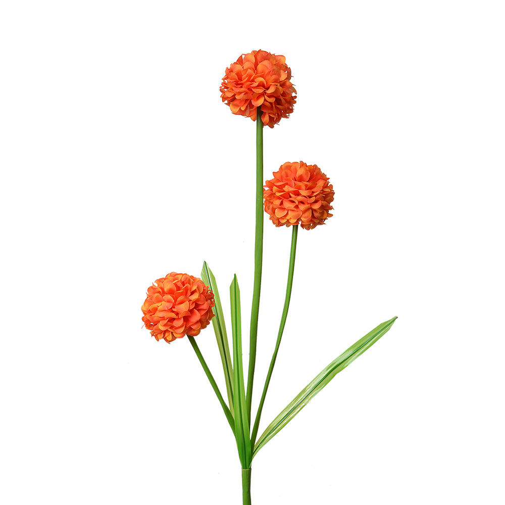 [5PL0132O] Decoratie tak met bloemen 12x8x84 cm