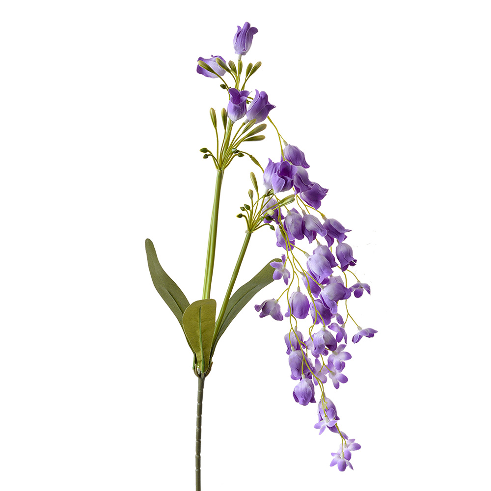 [5PL0161PA] Decoratie tak met bloemen 15x6x80 cm