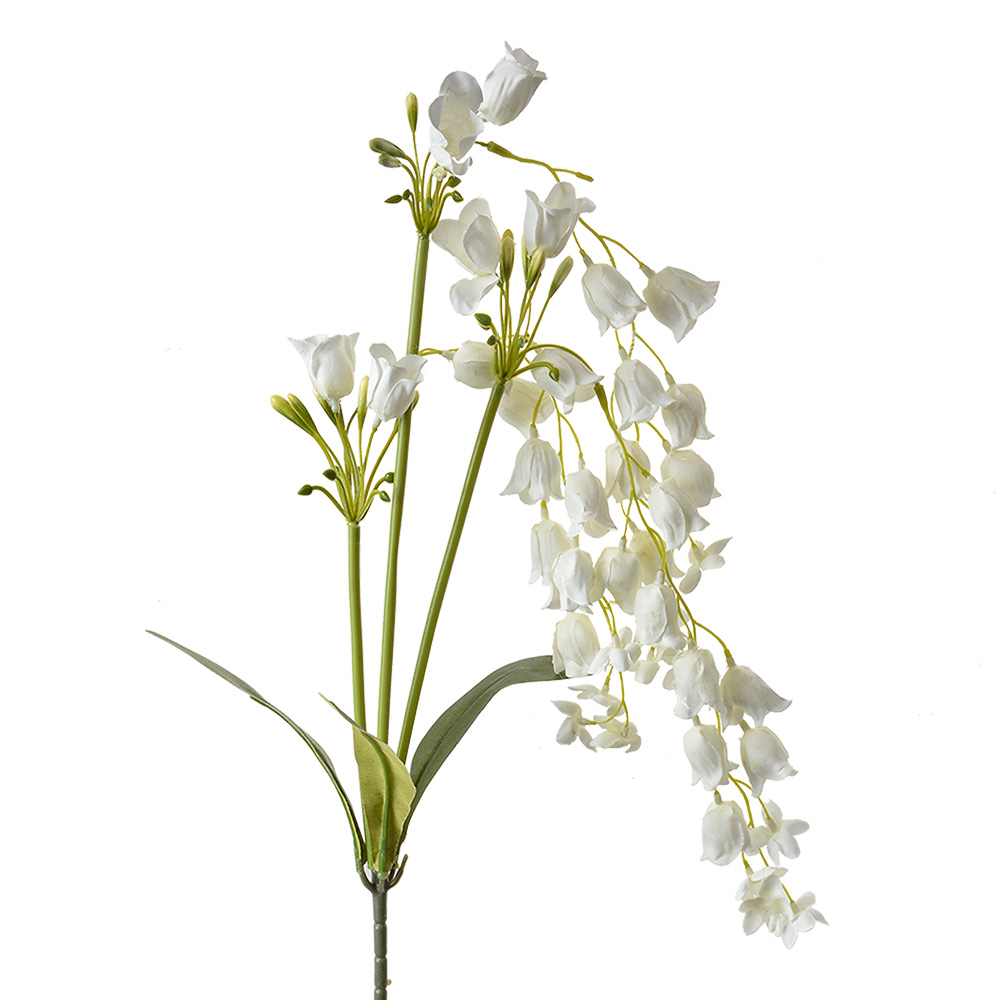 Decoratie tak met bloemen 15x6x80 cm