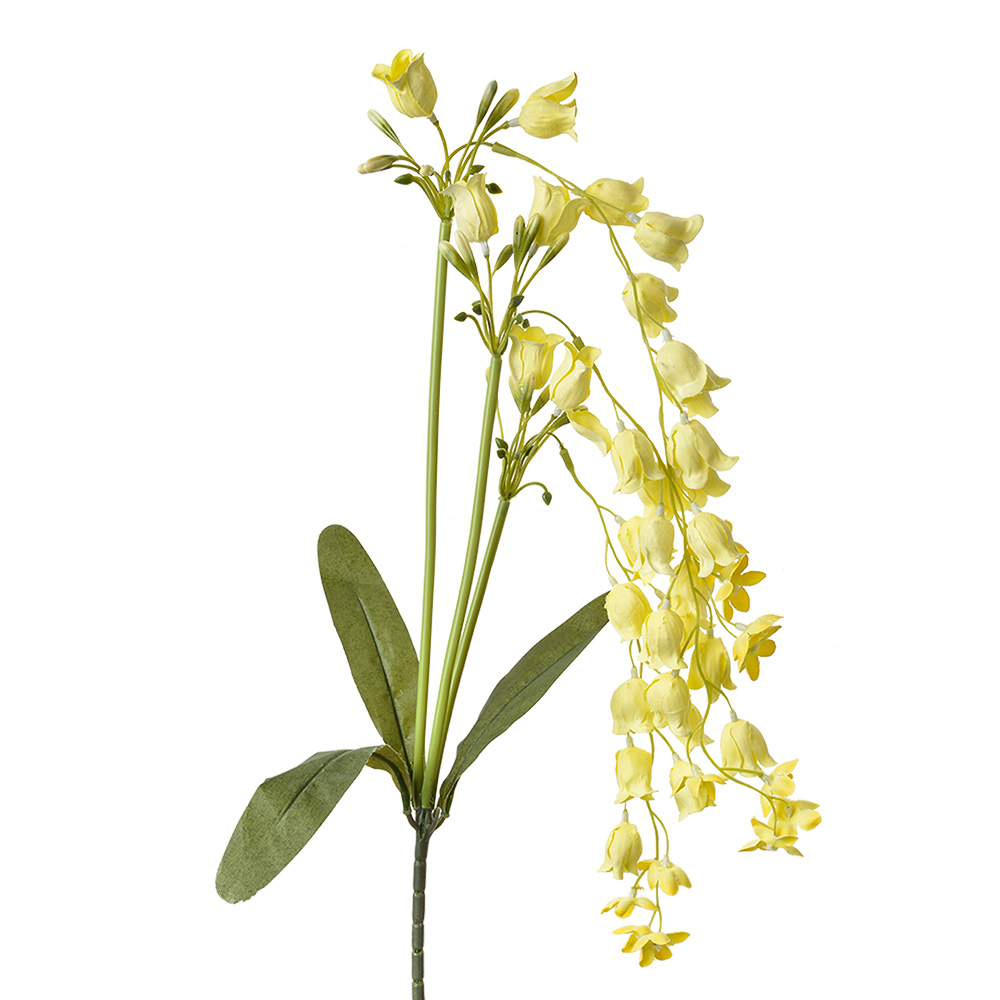 [5PL0161Y] Decoratie tak met bloemen 15x6x80 cm