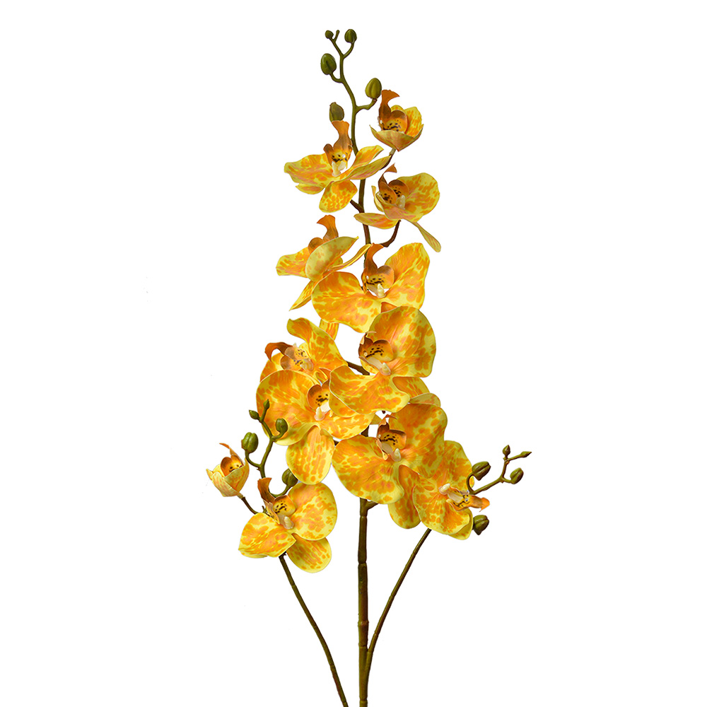 [5PL0170Y] Decoratie tak met bloemen 15x8x116 cm