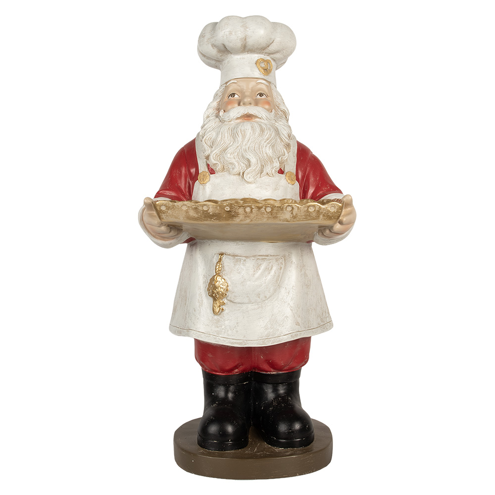 [5PR0183] Decoratie kerstman 40x39x81 cm