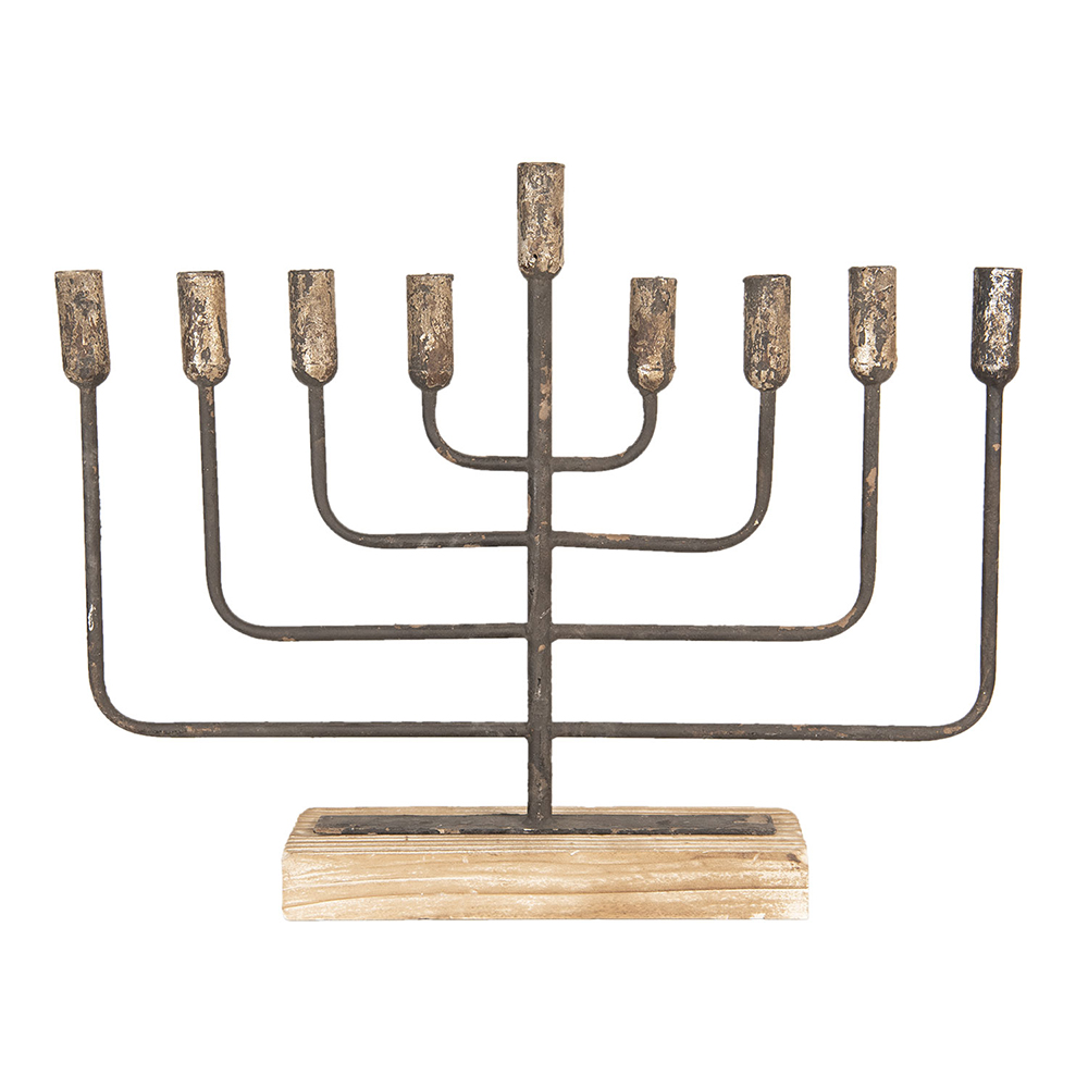 [5Y0647] Kandelaar 59x11x48 cm