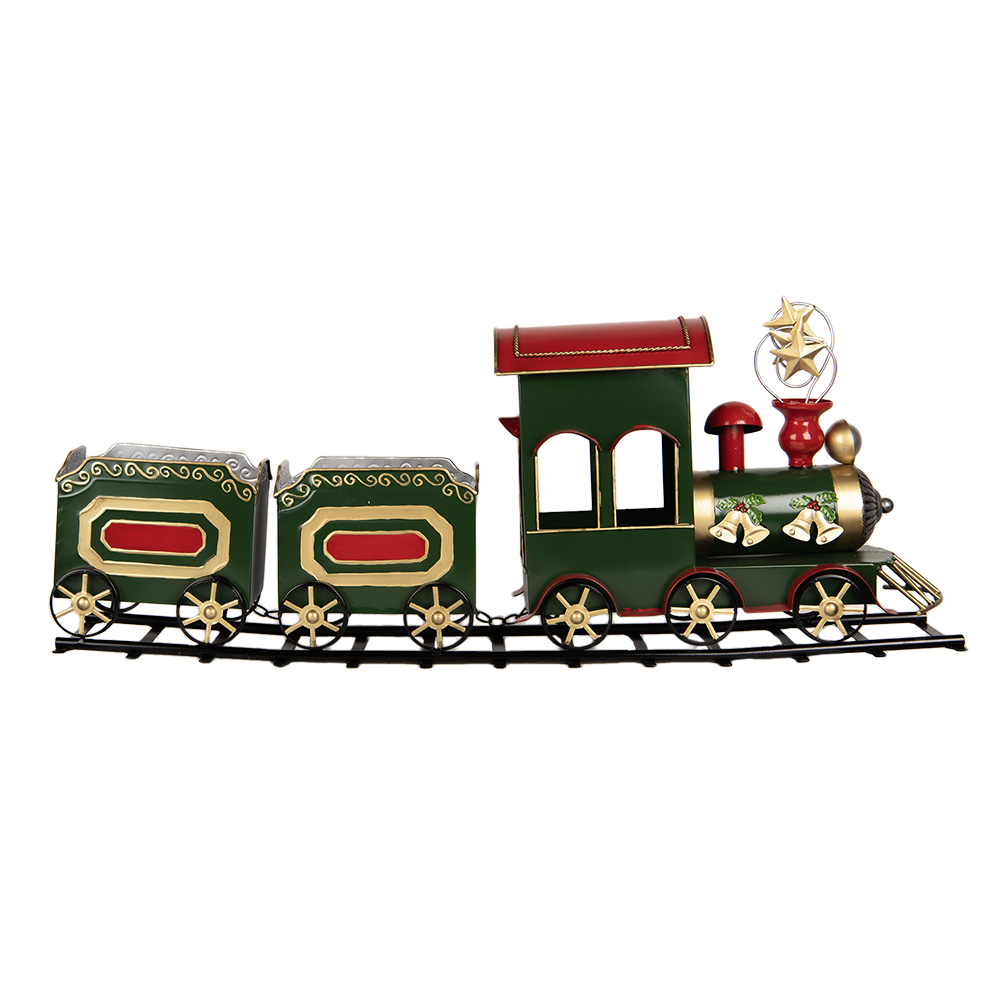 [5Y1309] Decoratie trein 77x15x31 cm