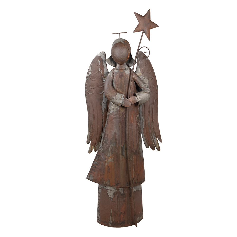 Decoratie engel 48x18x133 cm