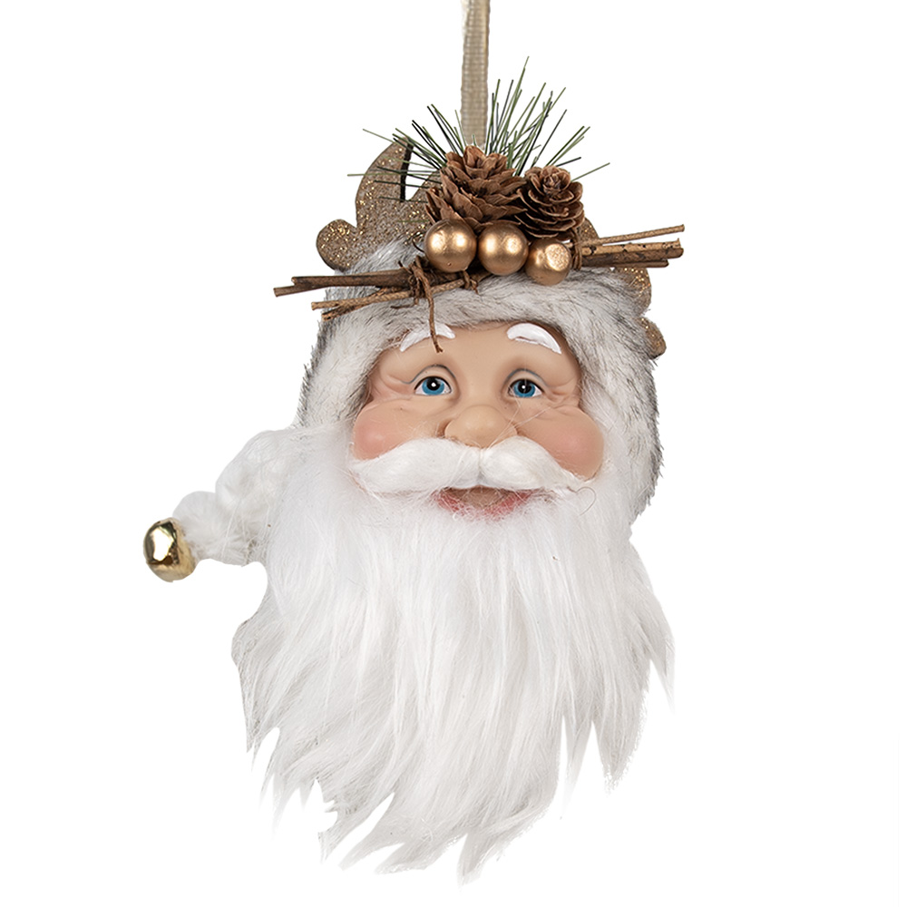 [65272] Decoratie hanger Kerstman 10x9x28 cm