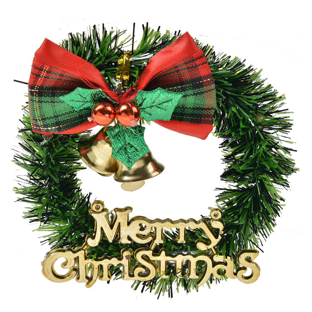 [65775] Decoratie krans kerst Ø 8x2 cm