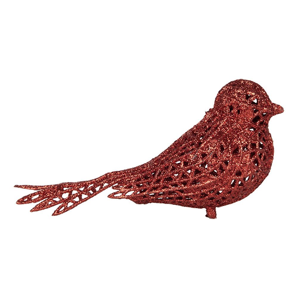 [65779] Decoratie vogel 16x6x6 cm