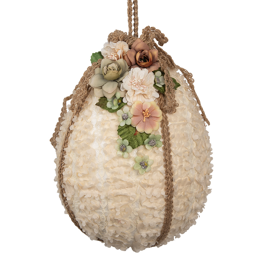 [65929] Decoratie hanger ei Ø 20x29 cm