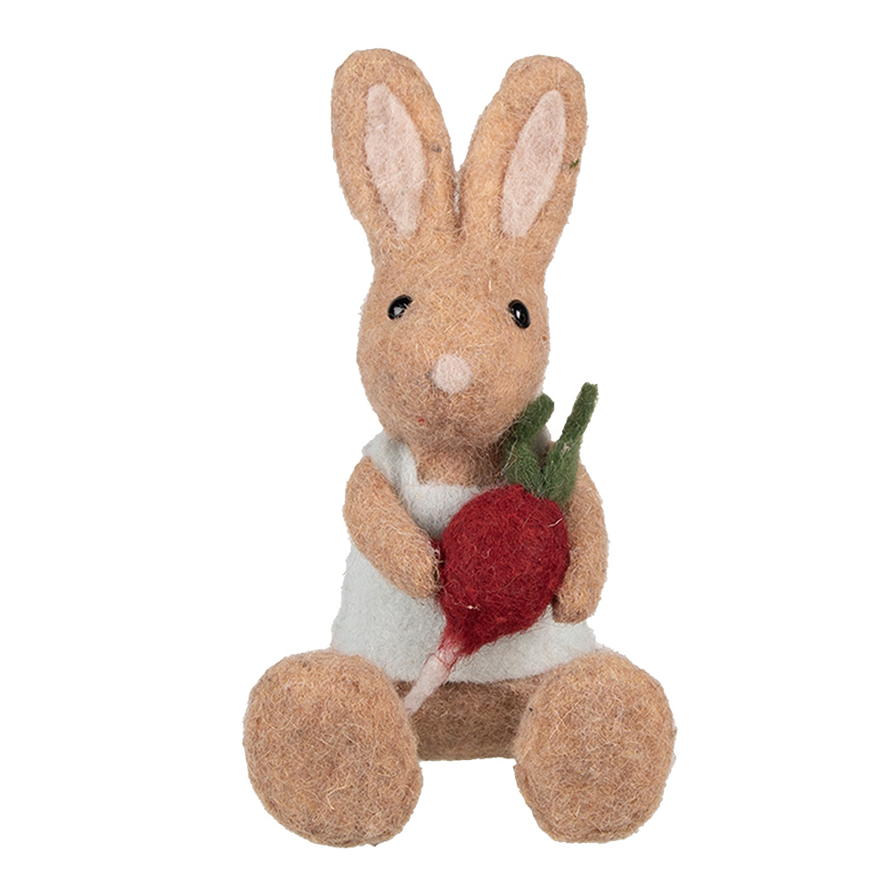 [65956] Decoratie konijn 10x10x19 cm