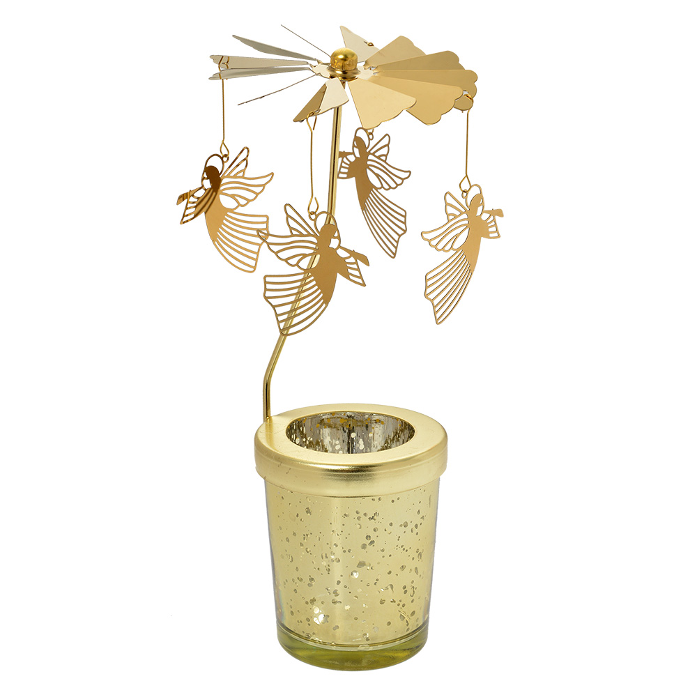 [65999] Theelichtcarrousel Ø 8x17 cm