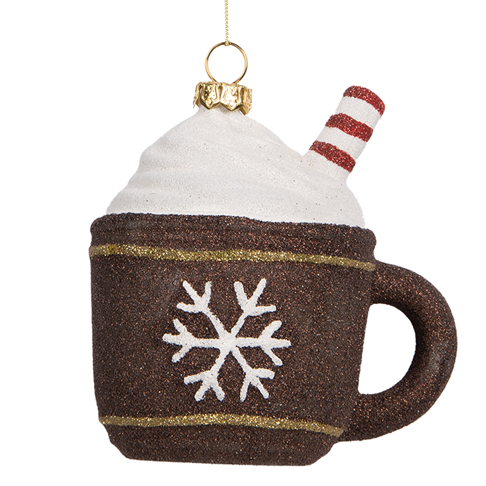 [66096] Decoratie hanger mok 9x7x10 cm