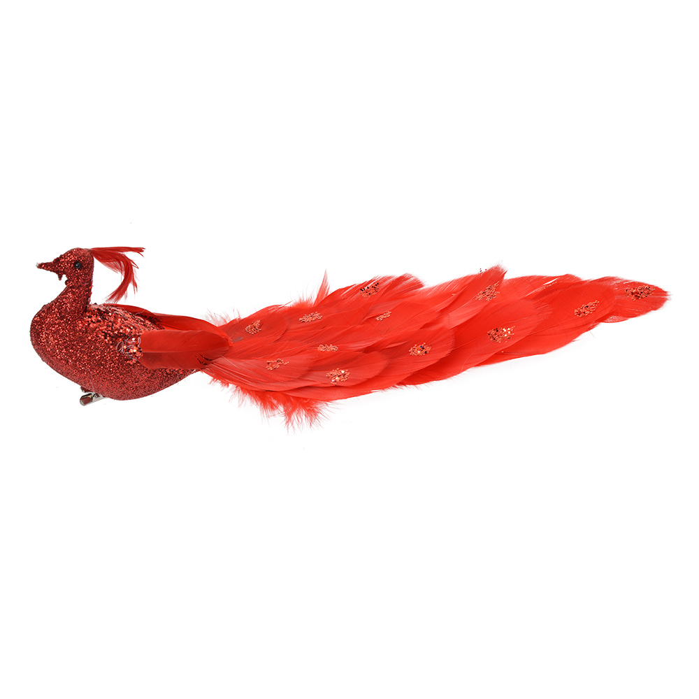 [66136] Decoratie vogel 30x9x9 cm