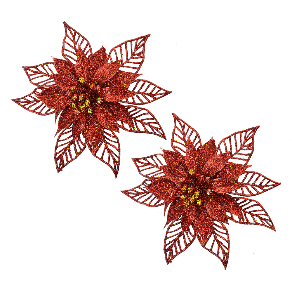 Decoratie Kerst (2) Ø 15x2 cm