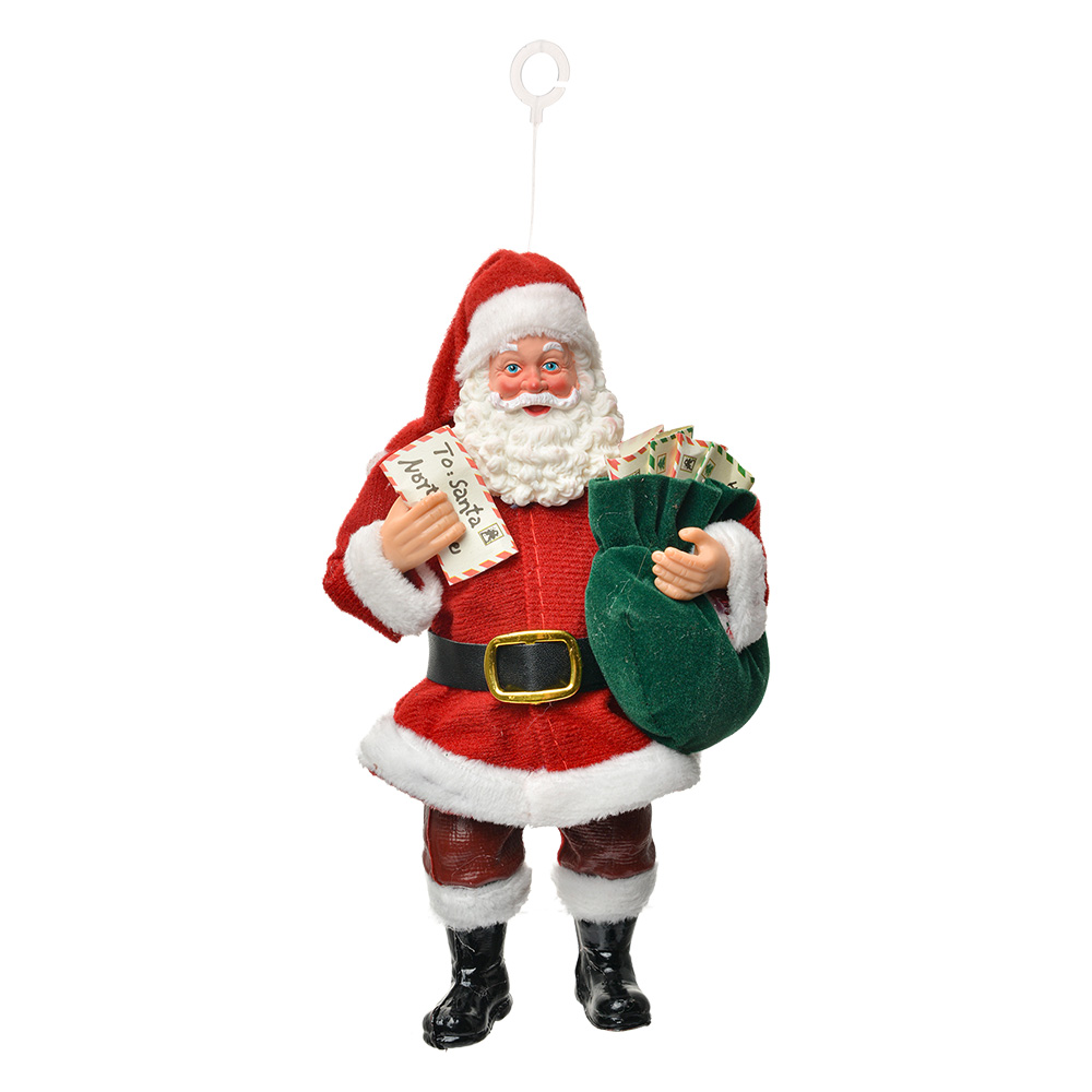 [66239] Decoratie Hanger Kerstman 11x6x17 cm