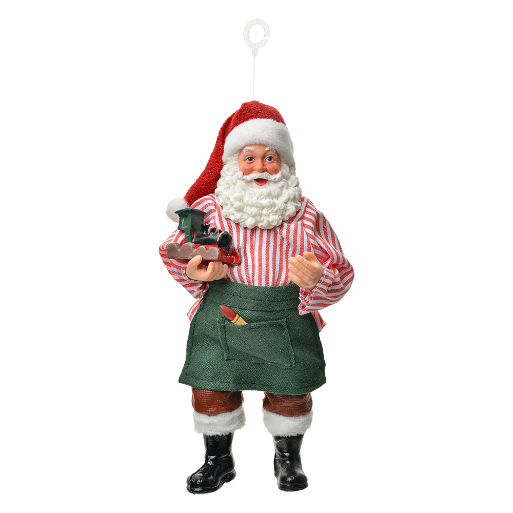 [66241] Decoratie Hanger Kerstman 9x6x17 cm