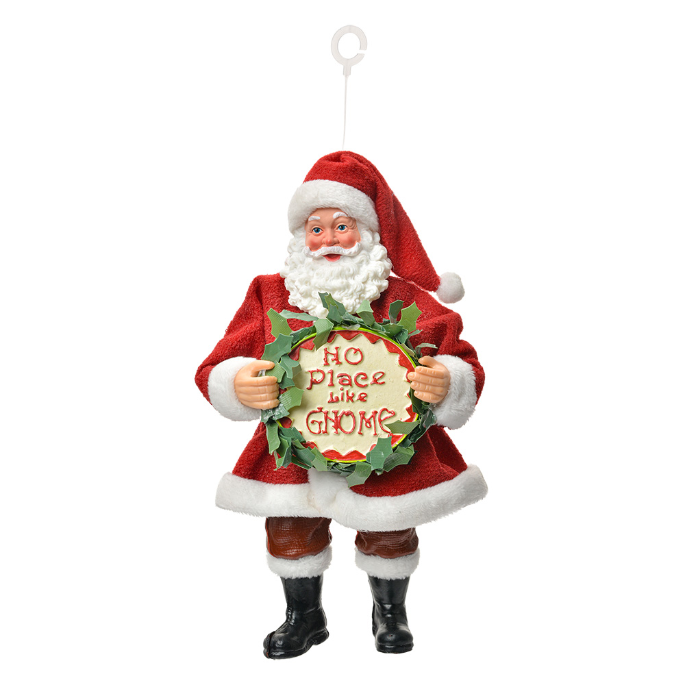 [66250] Decoratie Hanger Kerstman 10x6x17 cm