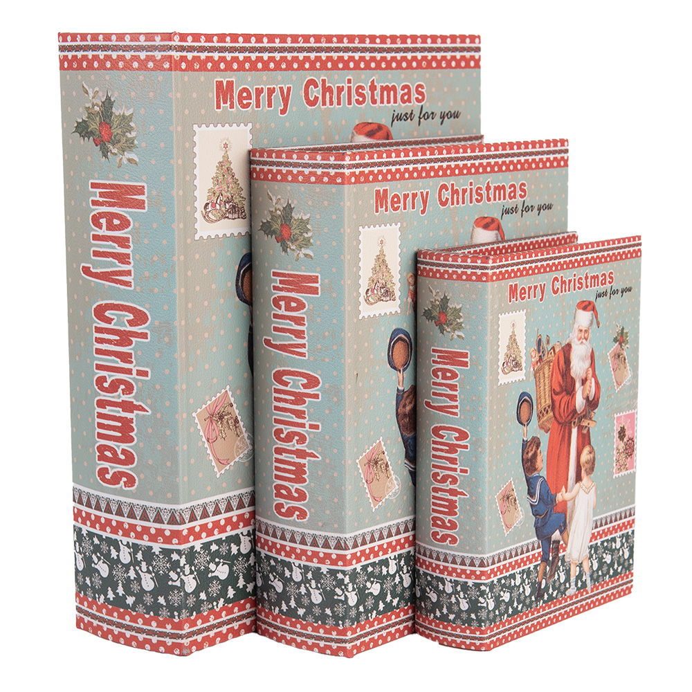 [66260] Opbergdoos (3) 27x22x7 / 22x17x6 / 17x12x4 cm