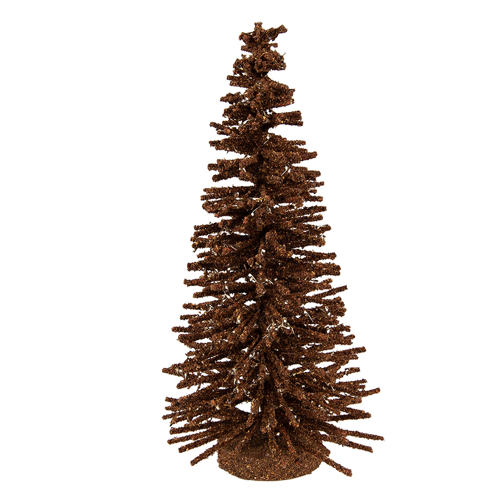[66318BR] Decoratie kerstboom Ø 14x25 cm