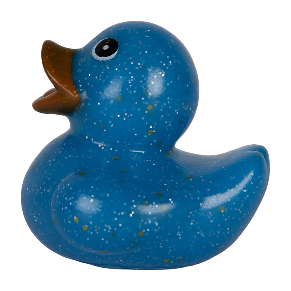 [66342BL] Decoratie badeend 6x6x6 cm