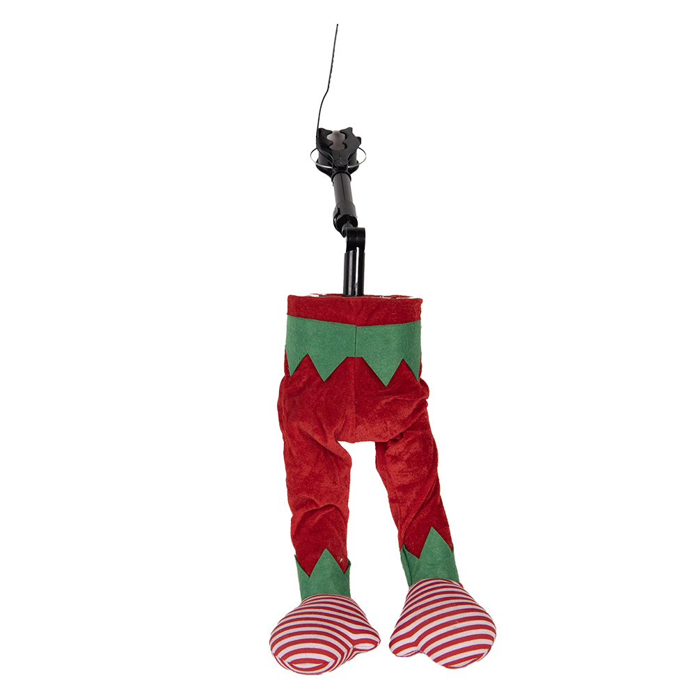 [66349] Decoratie Kerst Elfenbenen 21x13x59 cm / 3xAA