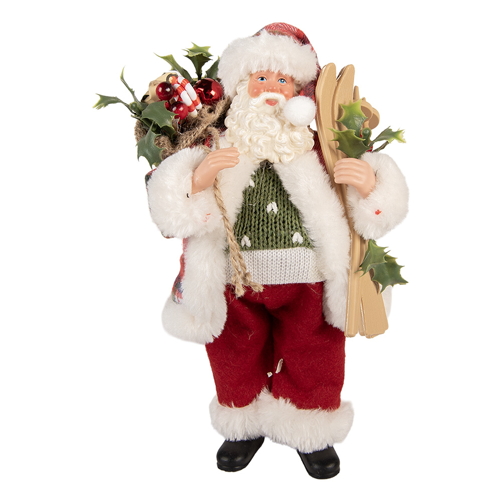 [66356] Decoratie kerstman 16x13x27 cm