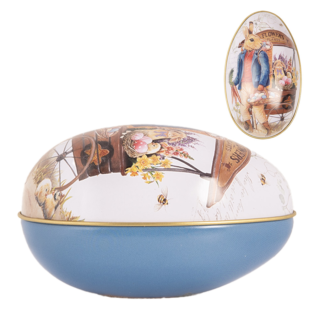 [6BL0145] Decoratie ei 7x11x7 cm