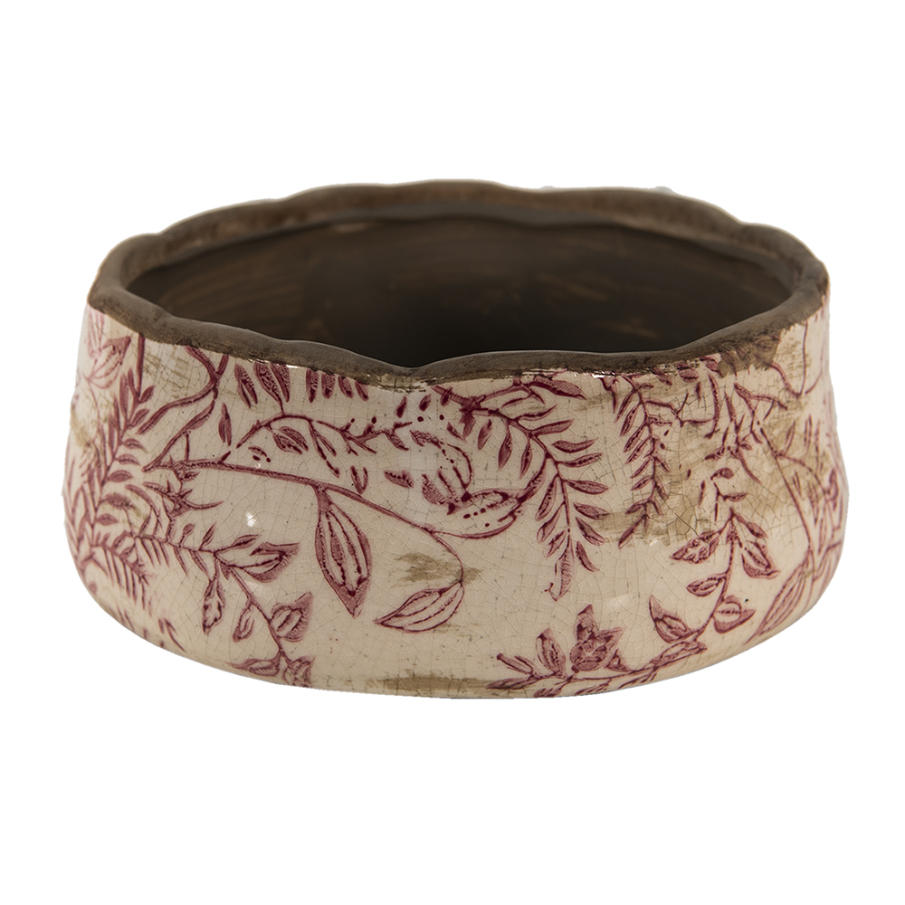 Decoratie bloempot Ø 15x7 cm