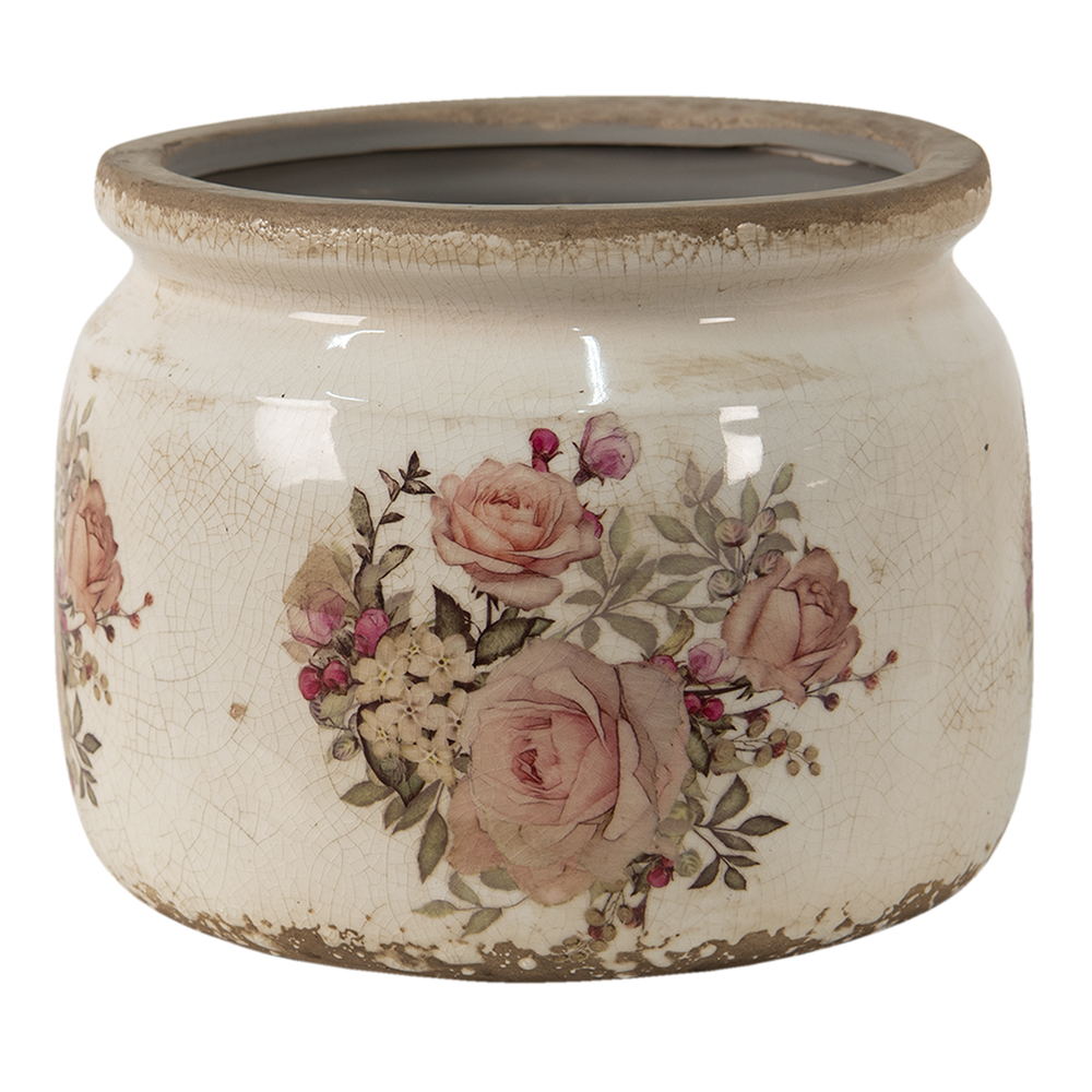[6CE1419L] Decoratie bloempot Ø 20x15 cm
