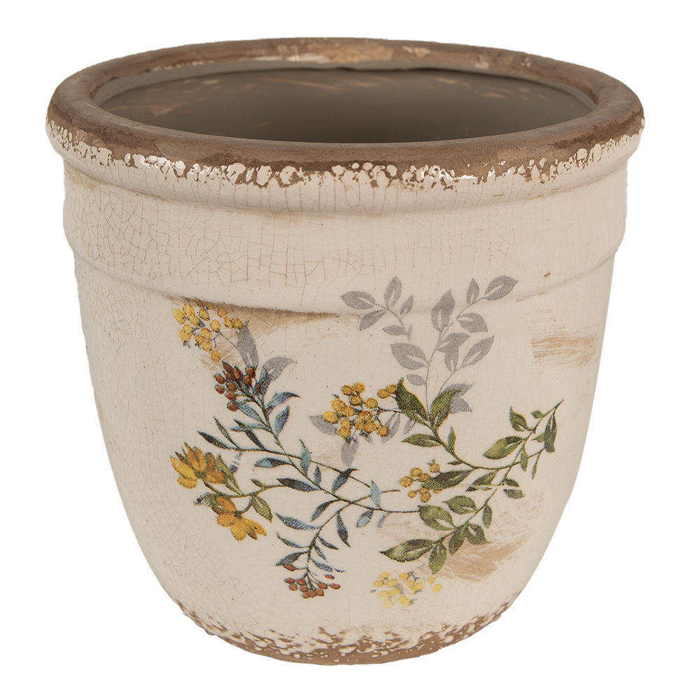 [6CE1607L] Decoratie bloempot Ø 18x17 cm