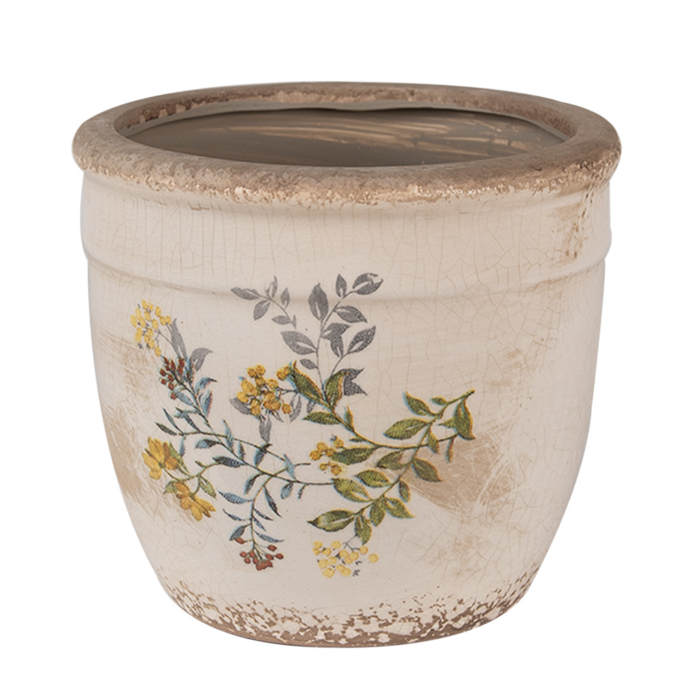 [6CE1607M] Decoratie bloempot Ø 16x14 cm