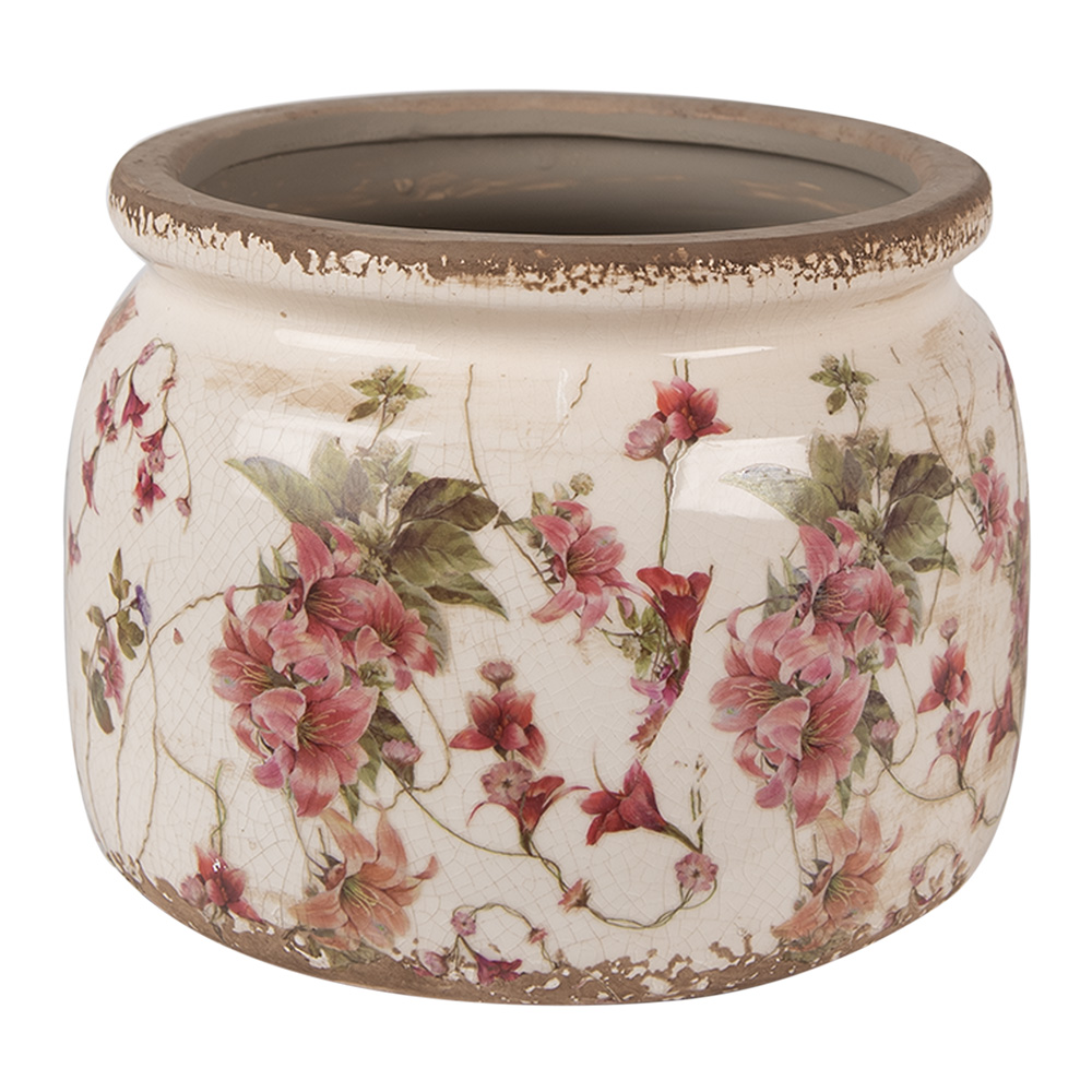 [6CE1628L] Decoratie bloempot Ø 20x15 cm