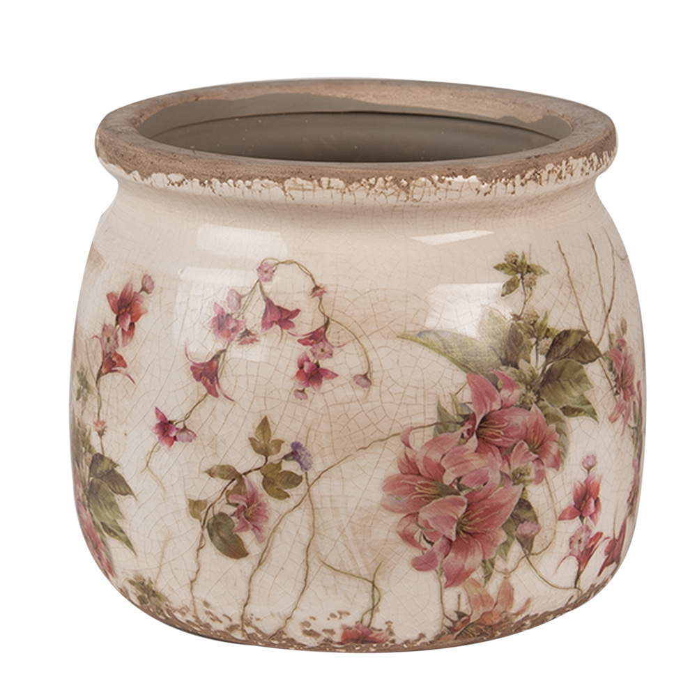 [6CE1628M] Decoratie bloempot Ø 16x13 cm