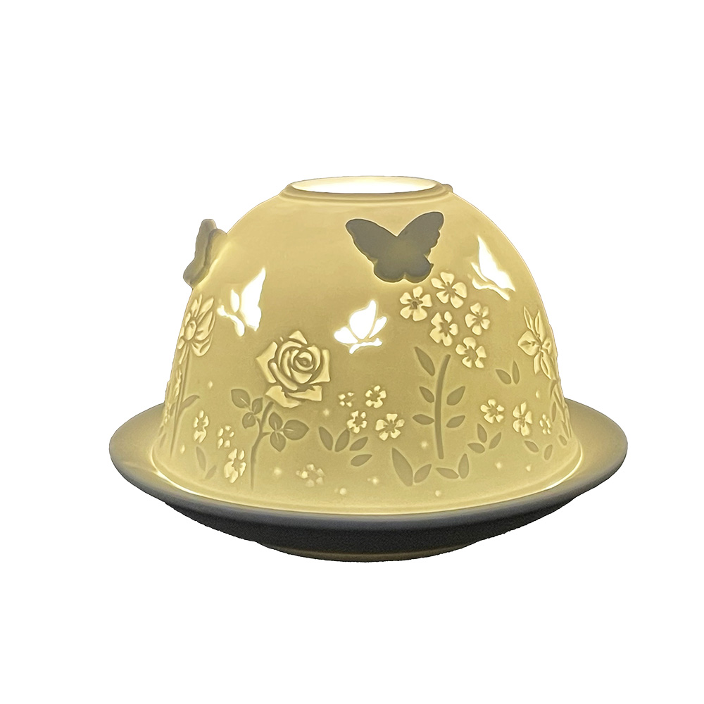 [6CE1816] Waxinelichthouder Ø 12x8 cm