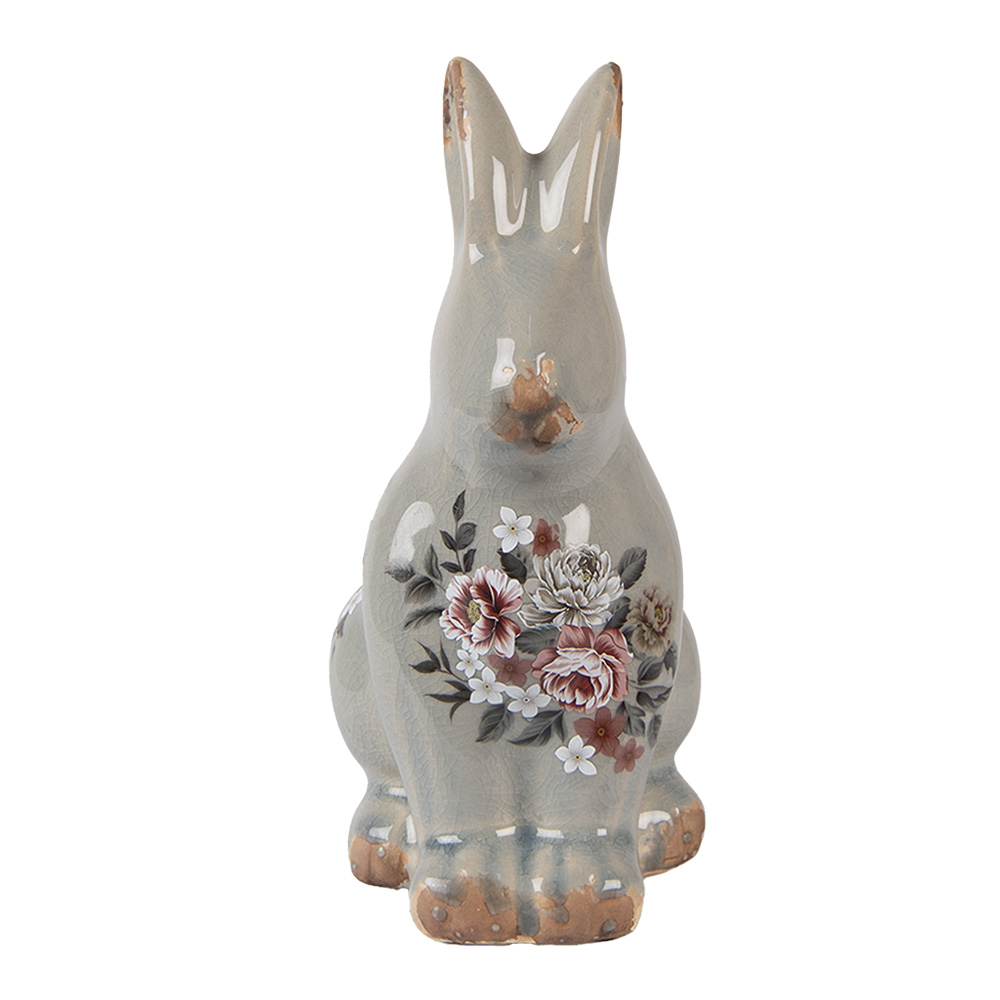 Decoratie konijn 13x10x21 cm