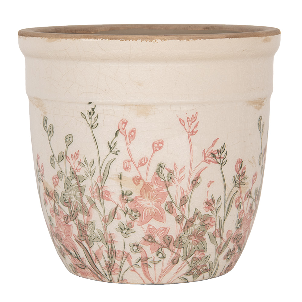 [6CE1974L] Decoratie bloempot Ø 18x17 cm