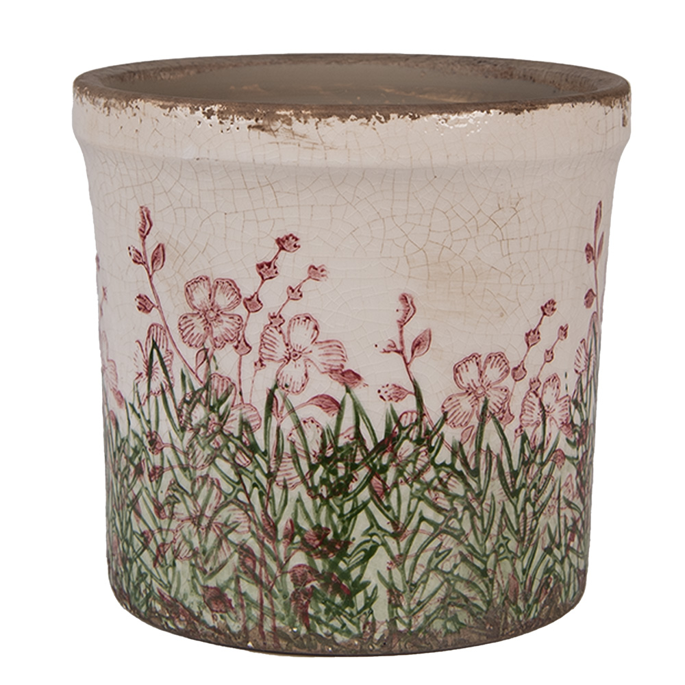 [6CE2017M] Decoratie bloempot Ø 15x14 cm