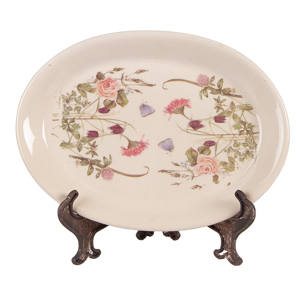 [6CE2030] Decoratie bord 25x18x2 cm