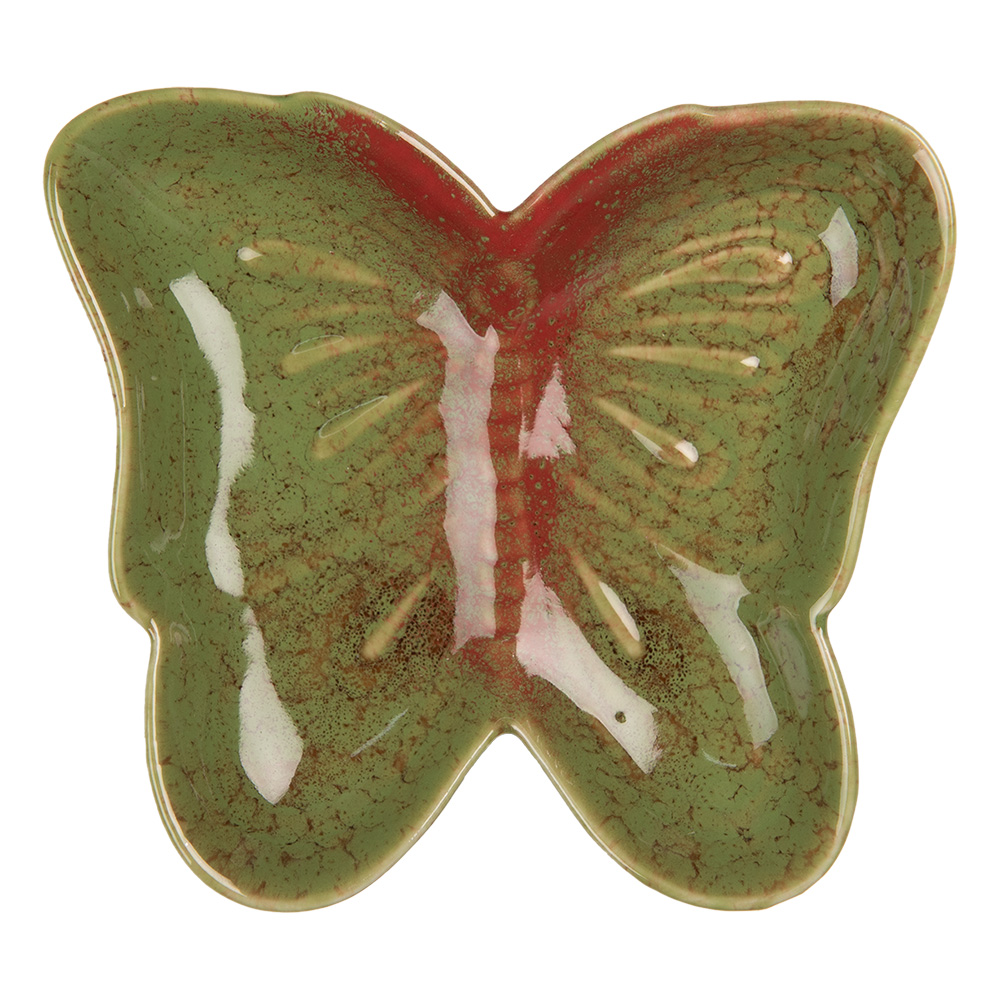 Schaaltje vlinder 14x13x2 cm