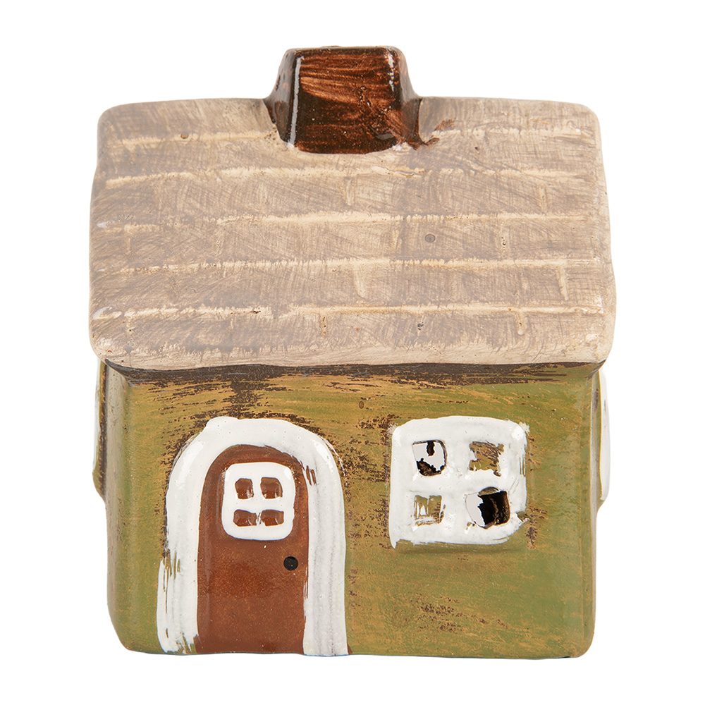 Decoratie huisje 8x7x10 cm